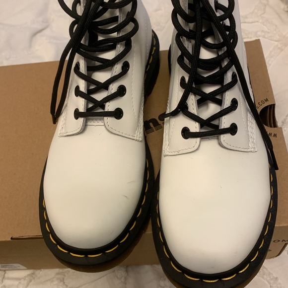 White Dr. Martens Boots - Picture 7 of 7